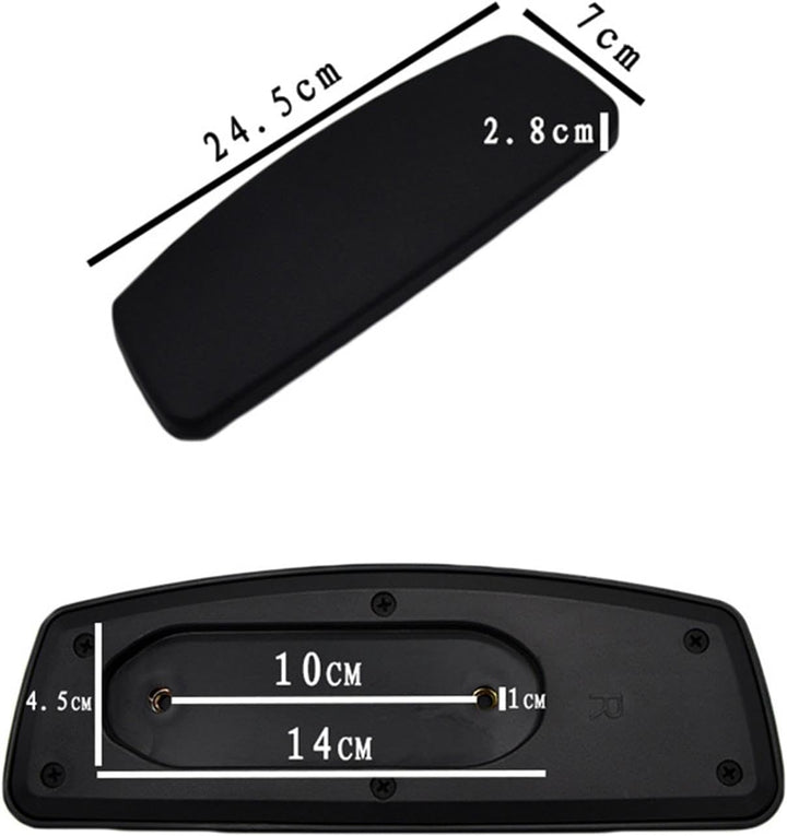 Amagogo 2 Stück Ersatz-Armlehnen für Bürostuhl-Arme - 24.5x7x2.8cm, Bürostuhl-Teile, Armlehne für Sc