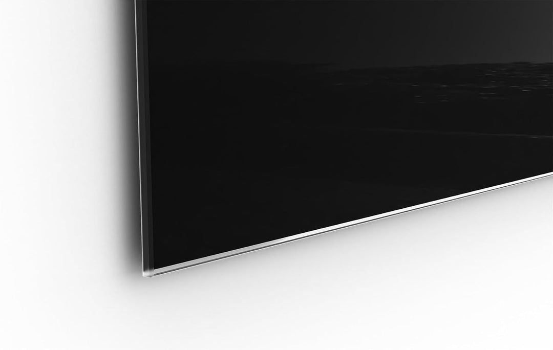 ALLboards Glasboard Magnetisch Schwarz 50x50cm, Rahmenlos, Glastafel, Magnettafel, Gehärtetes Glas,