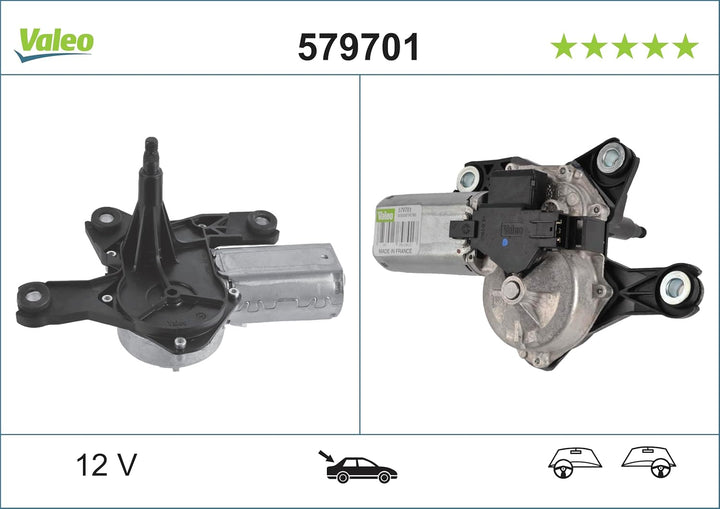 VALEO 579701 Wischermotor VALEO Heckwischermotor 579701 OPEL / VAUXHALL ZAFIRA