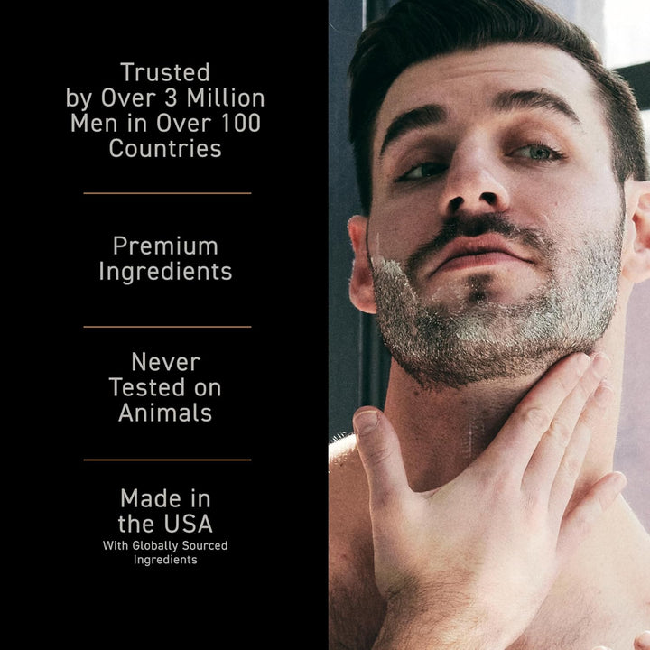Brickell Men‘s Renewing Face Scrub - Natürliches und organisches Gesichtspeeling für Männer - Porent