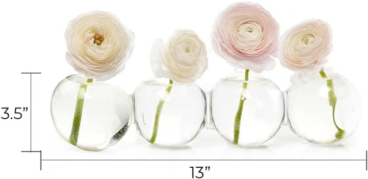 Chive Glas Hudson 5 Caterpillar Big Vase, transparent 1 Large (33cm), 1 Large (33cm)
