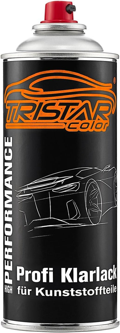 TRISTARcolor Autolack Spraydosen Set für Kunststoff Stossstange für Audi LY9T Mythosschwarz Perl Haf