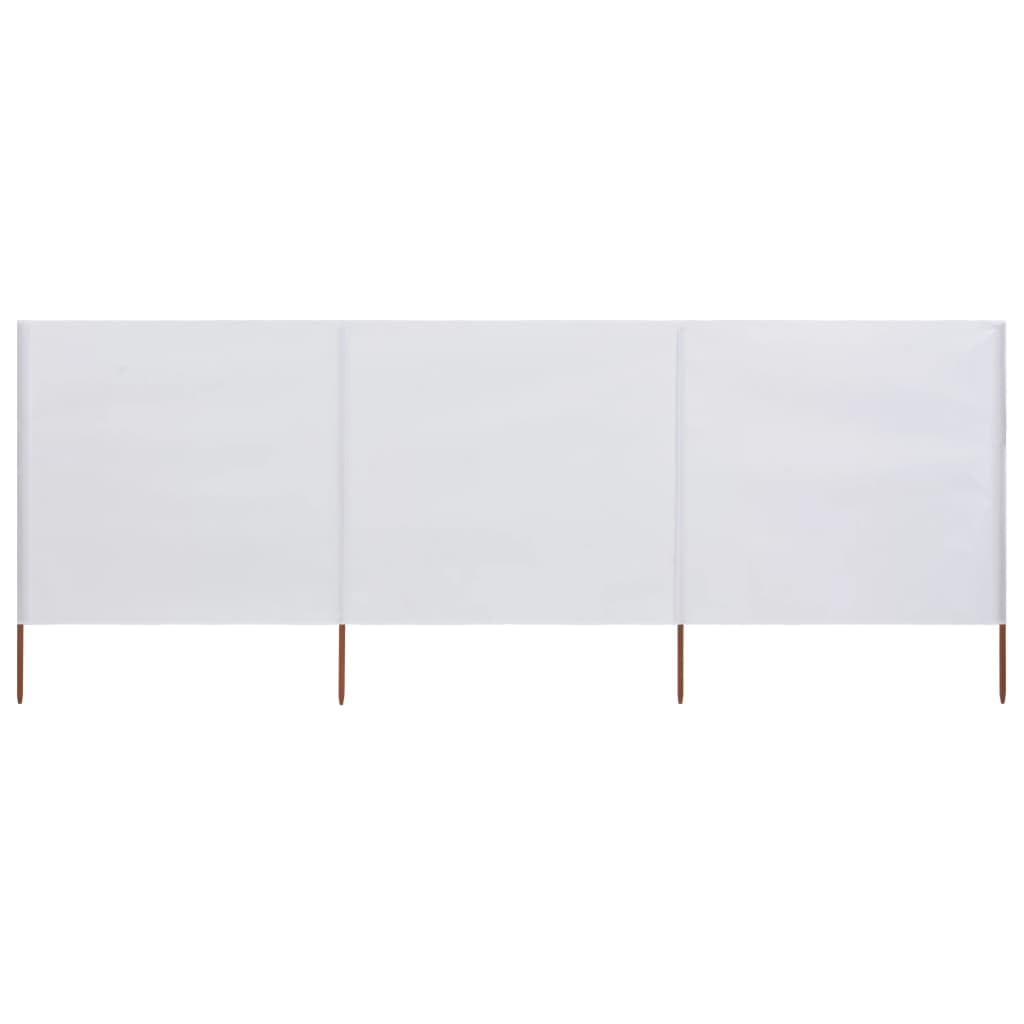 Myheimly Windschutzgewebe,Windschutz Sichtschutz Balkon,Sichtschutzzaun Sand-Weiss,400 x 160 cm 400
