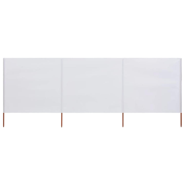 Myheimly Windschutzgewebe,Windschutz Sichtschutz Balkon,Sichtschutzzaun Sand-Weiss,400 x 160 cm 400