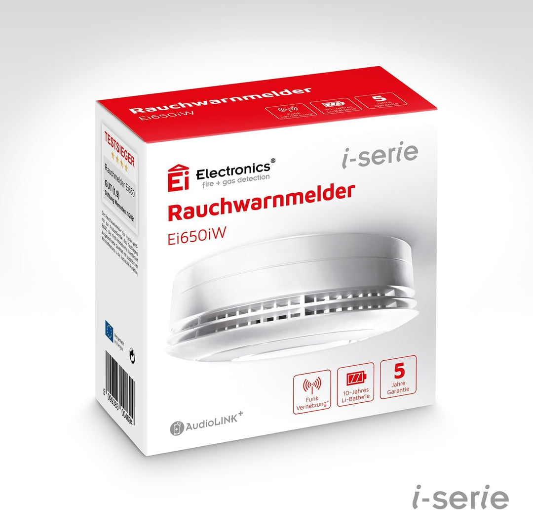 Ei Electronics Professional Ei650iW Rauchwarnmelder, i-Serie Rauchmelder mit AudioLINK-Funktion und