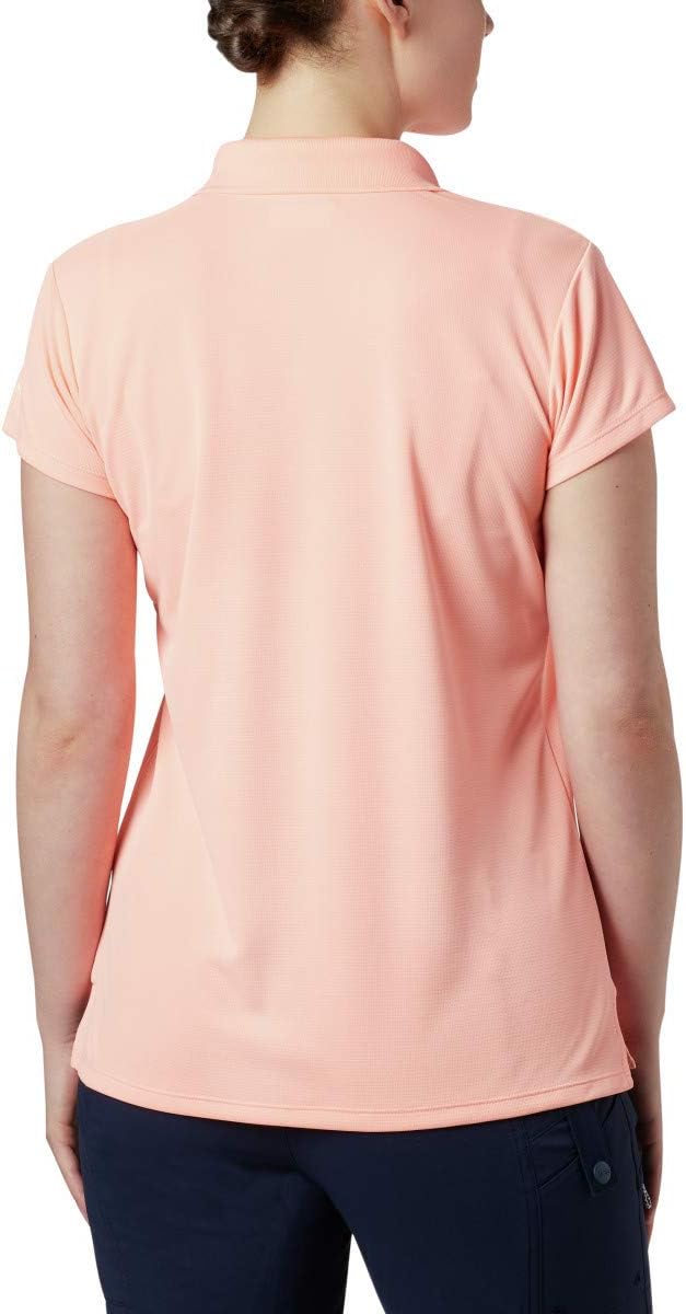 Columbia Damen Innisfree Short Sleeve Polo Wanderhemd L Tiki Pink, L Tiki Pink