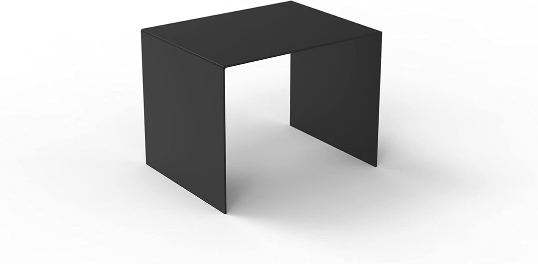 Mini Beistelltisch | Couchtisch | Metall | 26 cm x 20,5 x 20,5 cm | schwarz | Indoor &amp; Outdoor | Mad
