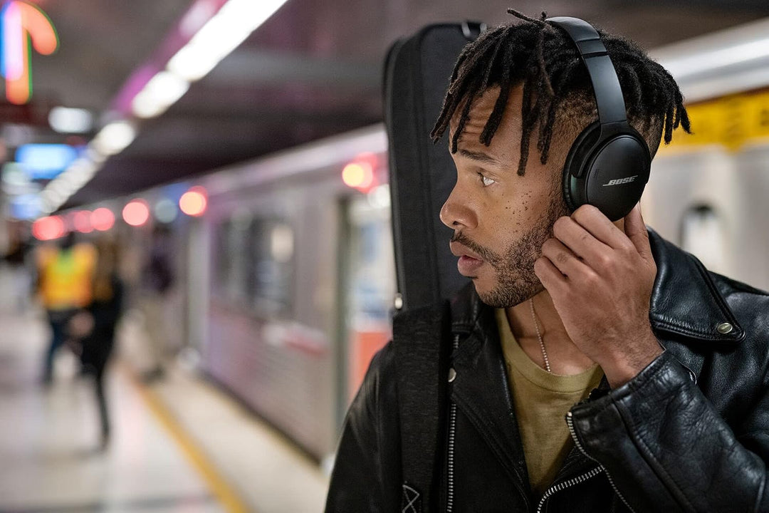 Bose QuietComfort SE kabellose Noise-Cancelling-Bluetooth-Kopfhörer, Mit Soft Case, Schwarz, One Siz
