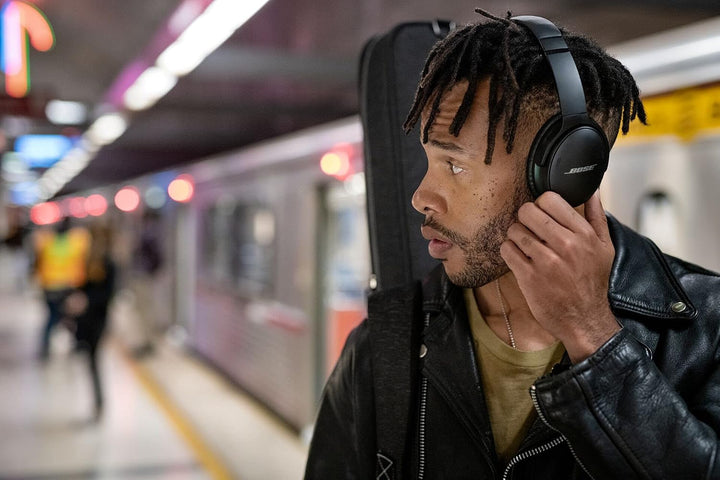 Bose QuietComfort SE kabellose Noise-Cancelling-Bluetooth-Kopfhörer, Mit Soft Case, Schwarz, One Siz