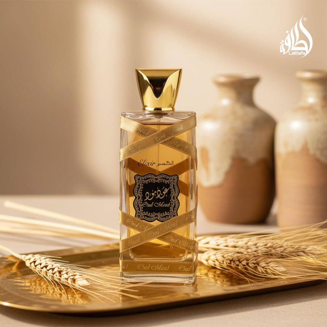 Lattafa, Oud Mood, Eau de Parfum, orientalischer Duft, 100 ml Sandalwood 100 ml (1er Pack), Sandalwo