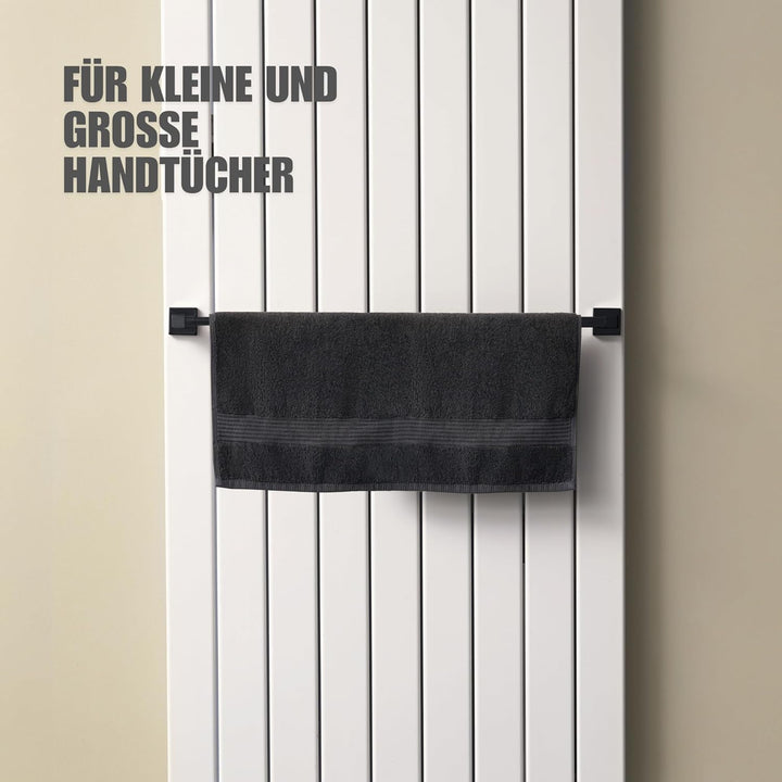 KRONWELL® Handtuchhalter Heizkörper - ausziehbar - Handtuchhalter Magnetisch - Badheizkörper Handtuc