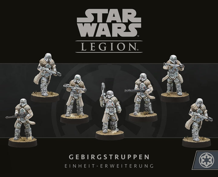 Atomic Mass Games, Star Wars: Legion – Gebirgstruppen, Einheit-Erweiterung, Tabletop, 2 Spieler, Ab