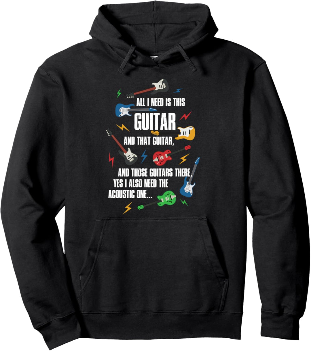 Gitarren Pullover Hoodie
