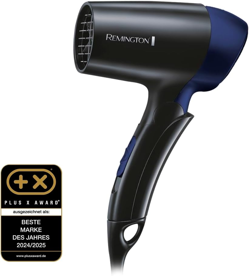 Remington Haartrockner [extrem klein & klappbar] On The Go (1400 W, weltweite Spannungsanpassung 120