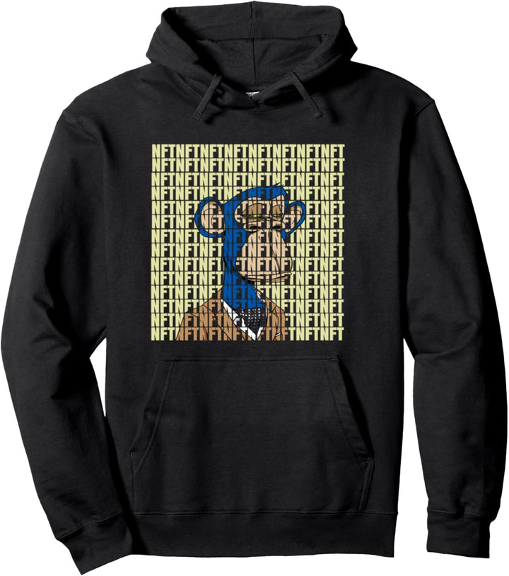 Bored Ape Yacht Club Cravat NFT Design Grafik Pullover Hoodie
