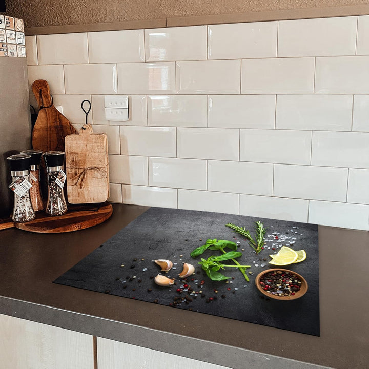 KitchenYeah© Herdabdeckplatte Einteilig Ceranfeld Abdeckplatte für Induktionsschutz Ceranfeldabdecku
