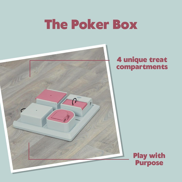 TX-4597 Cat Activity Poker Box 31x31 cm Pokerbox Aktivität für Katzen, Pokerbox Aktivität für Katzen