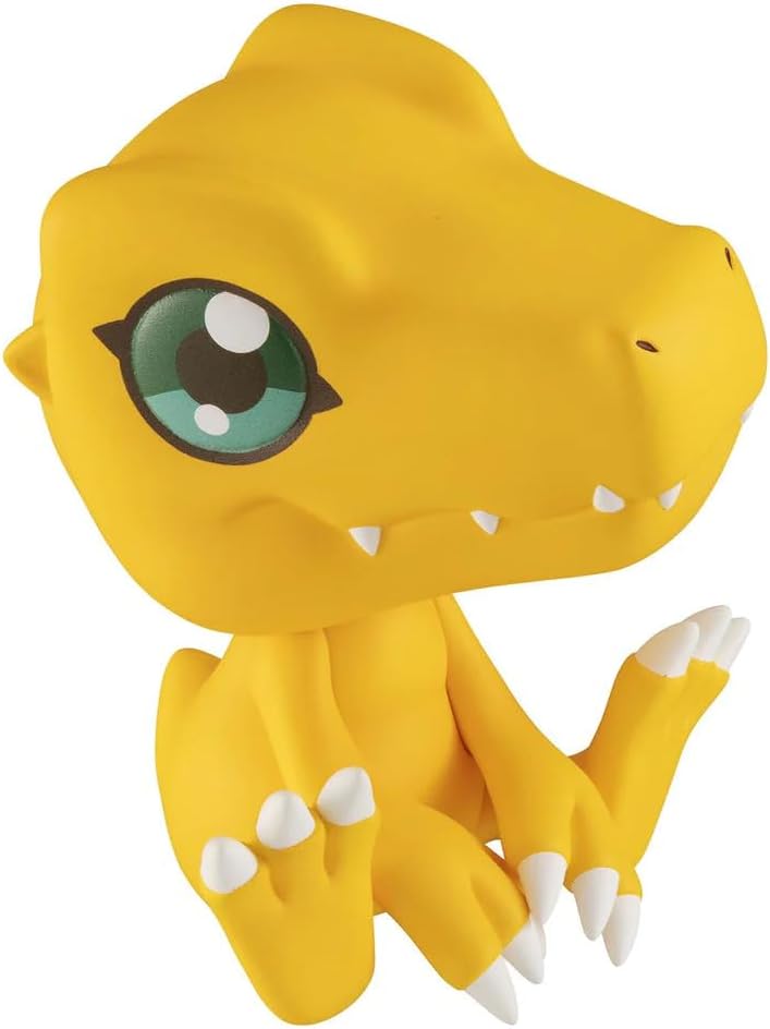 MEGAHOUSE Unisex Kinder Digimon Adventure Look Up Series Agumon PVC Figure, Bunt