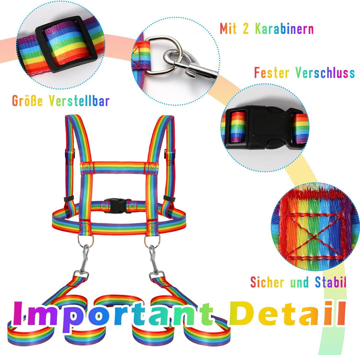 Pferdegeschirr für Kinder Pferdeleine zum Spielen für Kinder Zaumzeug Skifahren Rollenspiel Zubehör