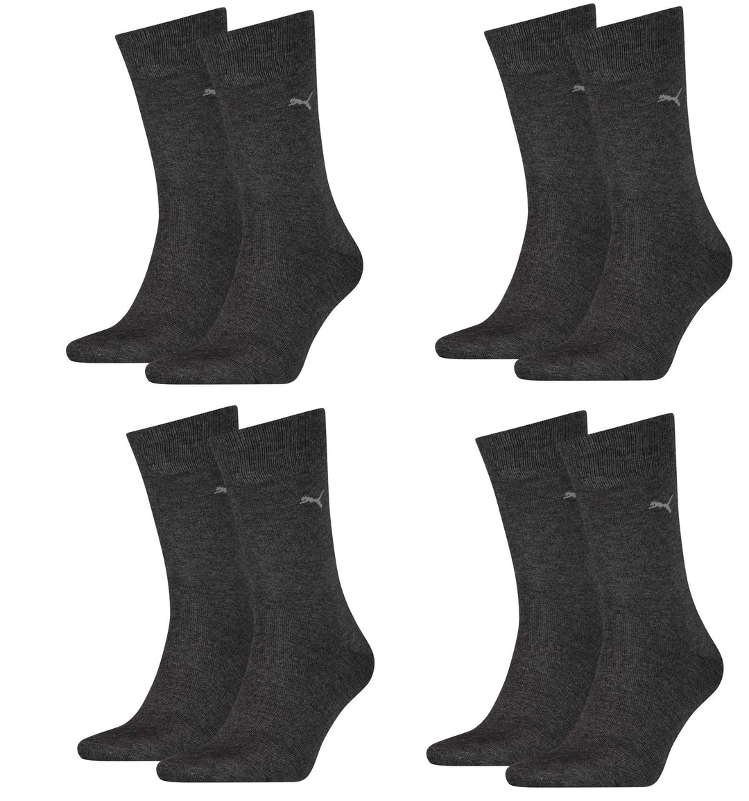 PUMA Herren Classic Casual Business Socken 8er Pack 43-46 Anthracite, 43-46 Anthracite
