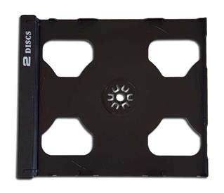 Protected CD Smarttray Black (25 Stück)