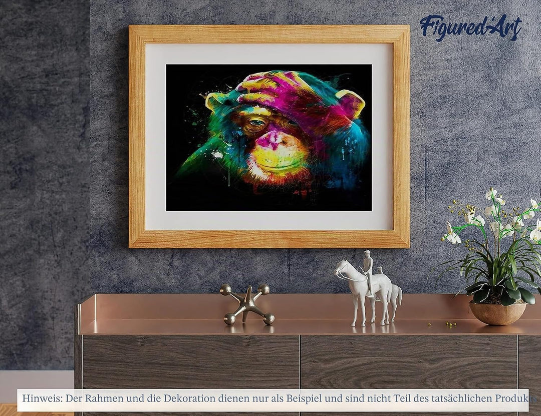 Figured'Art Malen Nach Zahlen Erwachsene Blumen und Obst - Severin Roesen - Paint by Numbers Basteln