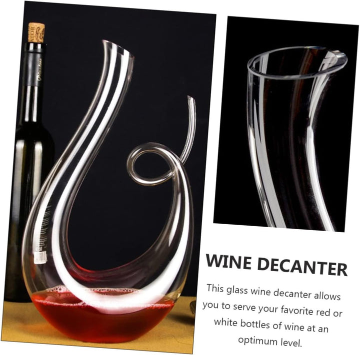 Alipis 1Stück Kreativer Weinbelüfter Aus Bleifreiem Kristallglas Eleganter Rotwein Dekanter Für Opti