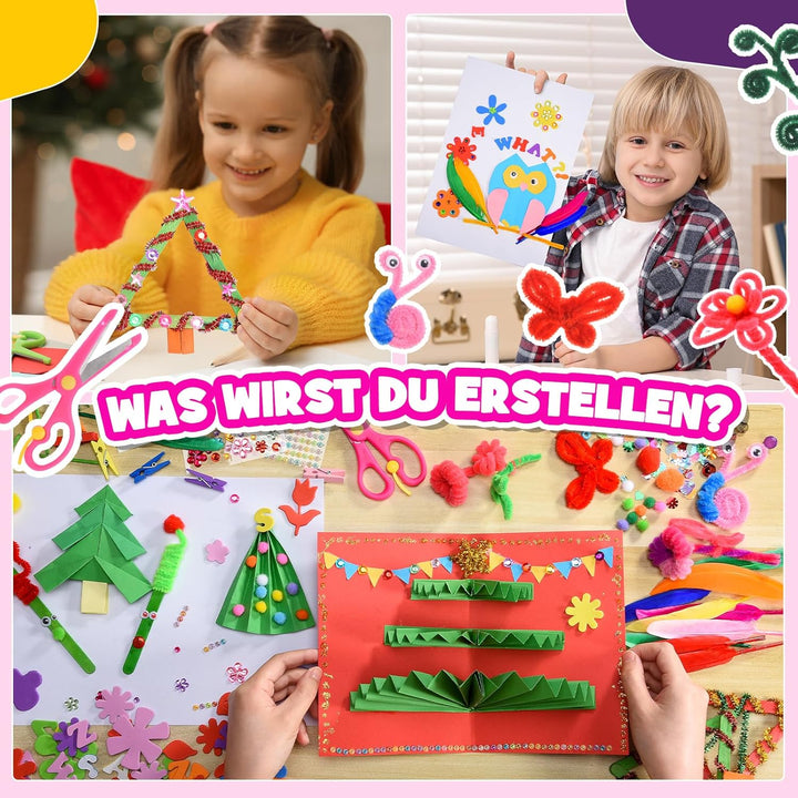 Bastelset Kinder ab 3-12 Jahre Spielzeug ab 3-12 Jahre Mädchen Geschenke 3-12 Jahre Bastelset Kinder