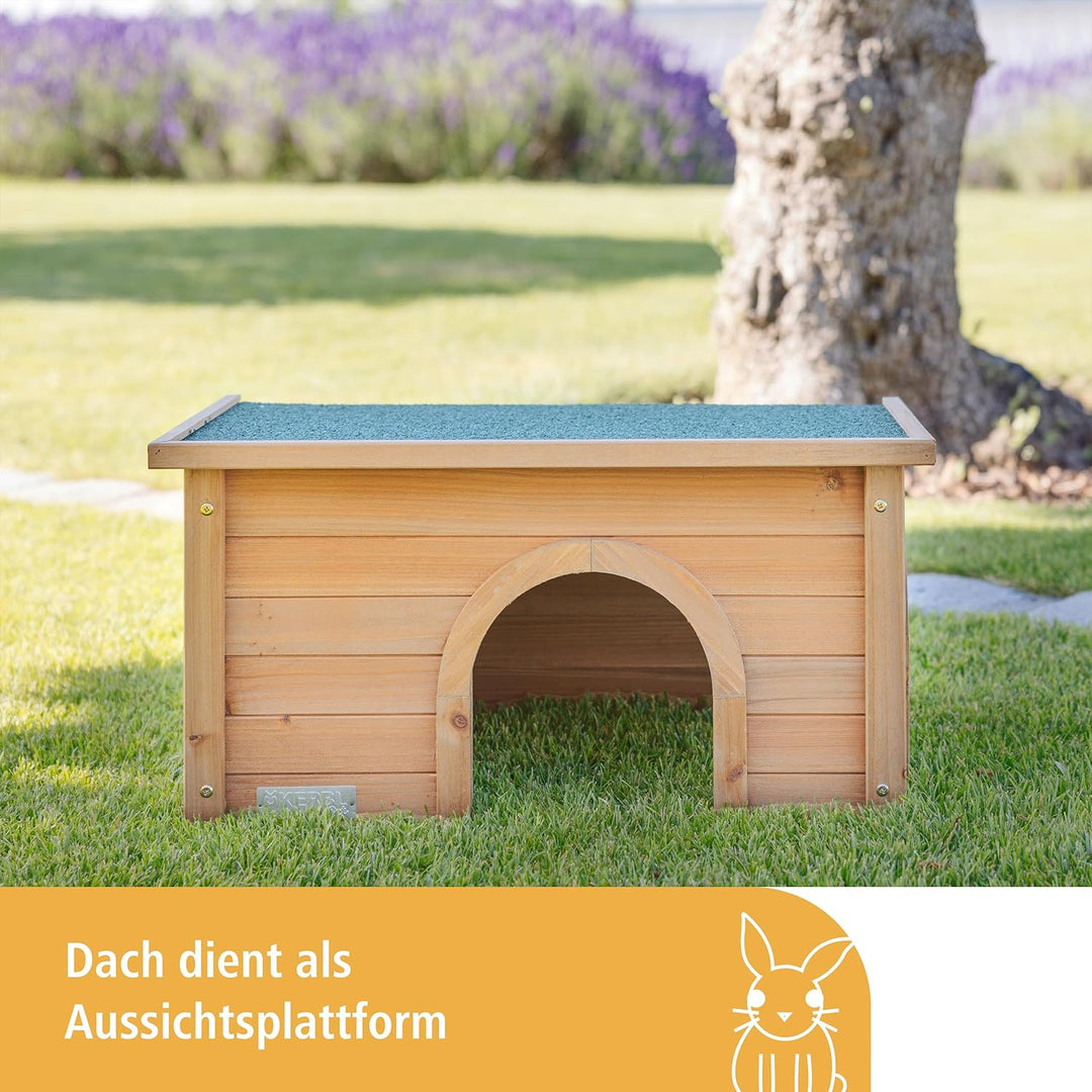Kerbl 81773 Nagerhaus XL, 64 x 42 x 10 cm, Holzfarbe Single, Single