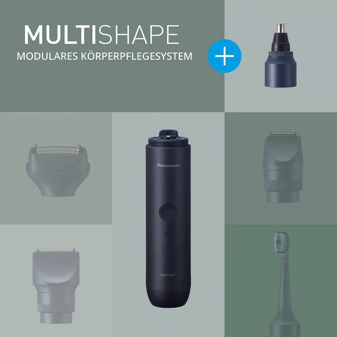 Panasonic MULTISHAPE modulares Körperpflege-System ER-CNT1, Nasen-/Ohren-/Augenbrauentrimmer für Män