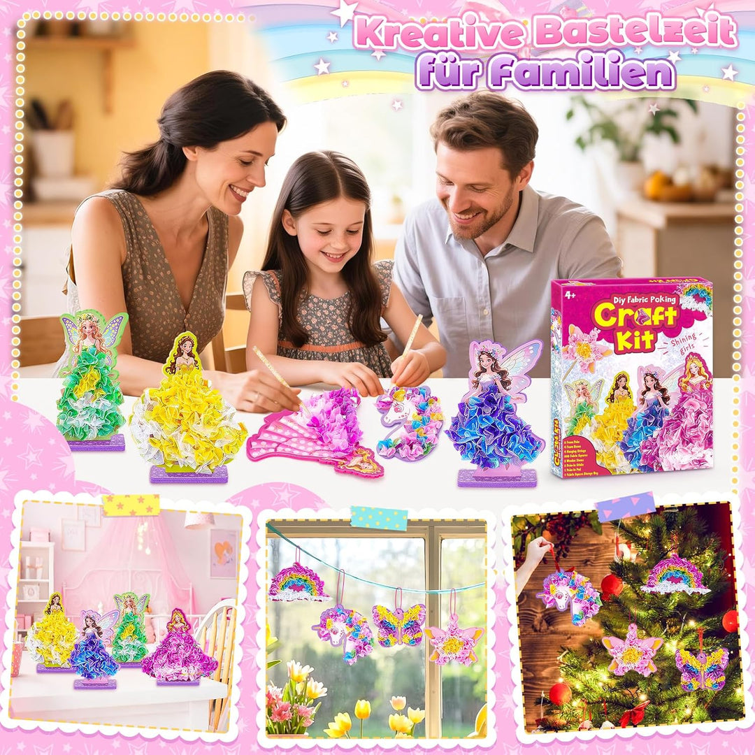 Geschenk Mädchen 5 6 7 8 Jahre: Bastelset Kinder ab 6-4-5 Jahre Basteln Mädchen 6 7 5 8 10 Jahre Ges