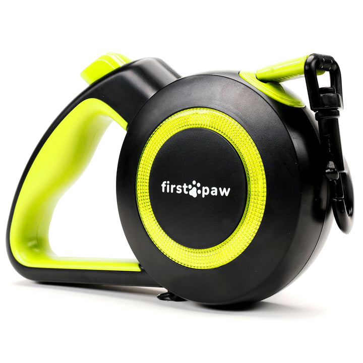 Rollleine Für Hunde bis 50 kg - Ausziehbar Hundeleine 5m, Reflektierendes Band, ergonomisches Design