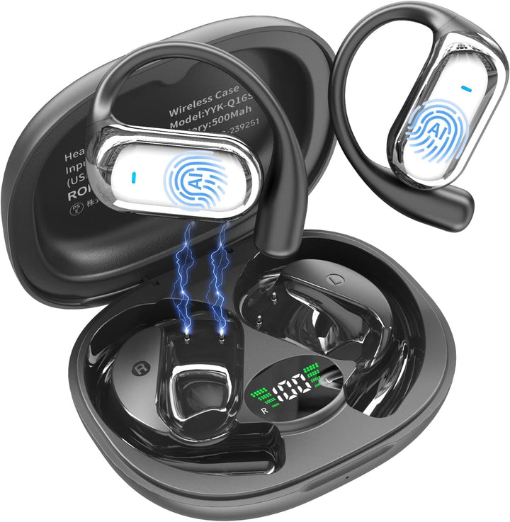 KI Übersetzer Kopfhörer Echtzeit 198 Sprachen, 4-in-1 Bluetooth 6.1 Übersetzungskopfhörer 50 Std Spi