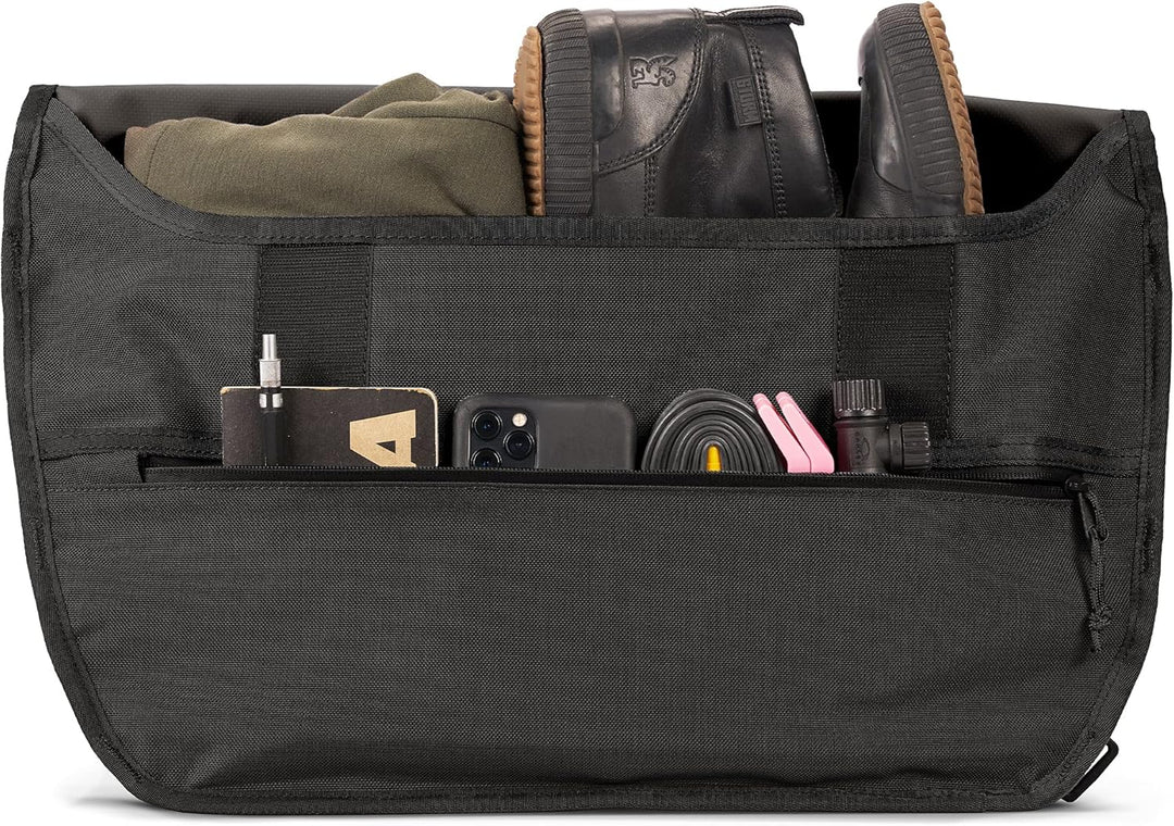 Chrome Simple Medium Messenger 15 - Schultertasche 13" 51 cm Schwarz, Schwarz