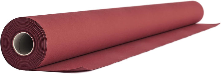 AROBA 1x Airlaid Tischdeckenrolle (Rot Burgund, 1,2 m x 24 m) - Stoffähnliche Tischdecke - Hochwerti
