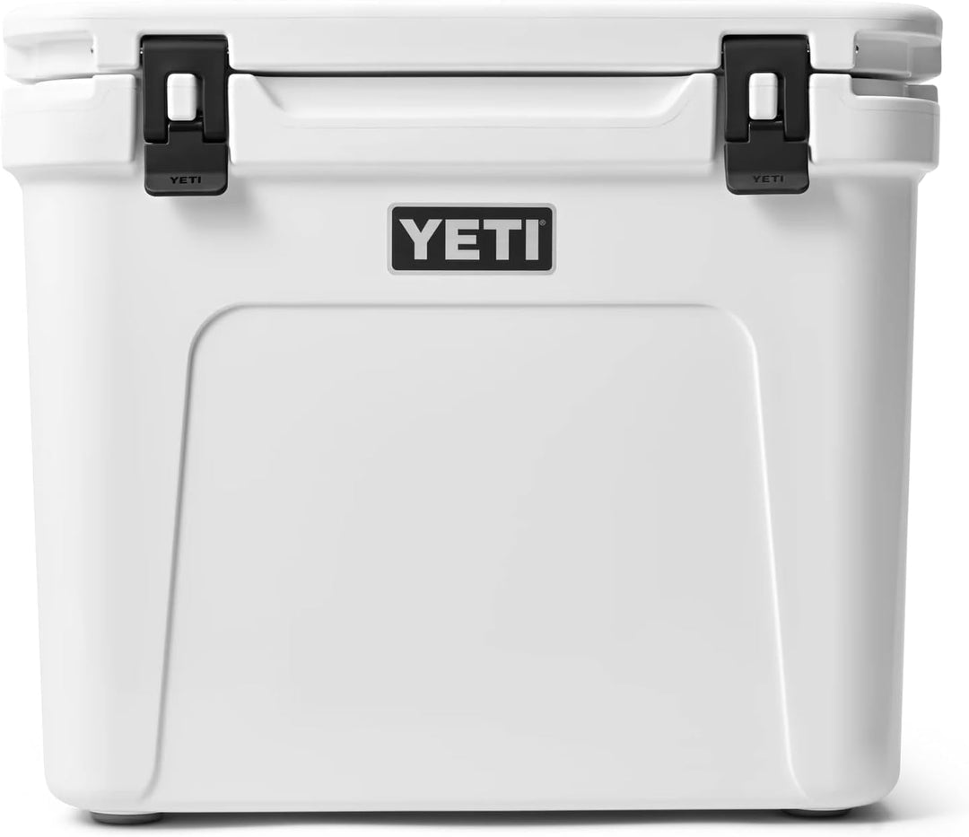YETI Roadie 60 Rollkühler mit einziehbarem Periskopgriff Weiss, Weiss