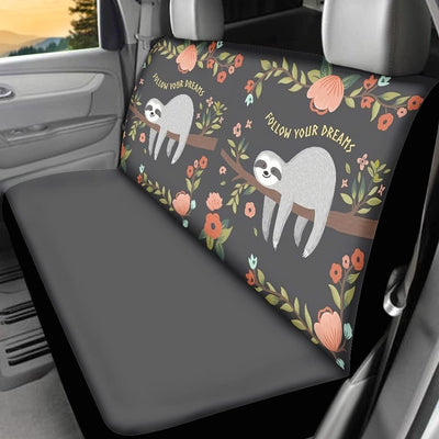 chaqlin Funny Sloth Print Autositzbezüge + Rückenlehnenbezug hinten + Sitzbezug hinten Autositzbezüg