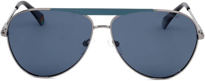 Polaroid Unisex Sunglasses 61 V84/C3 Ruthen Blue, 61 V84/C3 Ruthen Blue