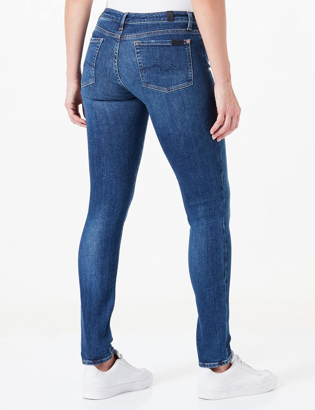 7 For All Mankind Damen Pyper Slim Illusion Jeans 26W / 26L Dark Blue, 26W / 26L Dark Blue