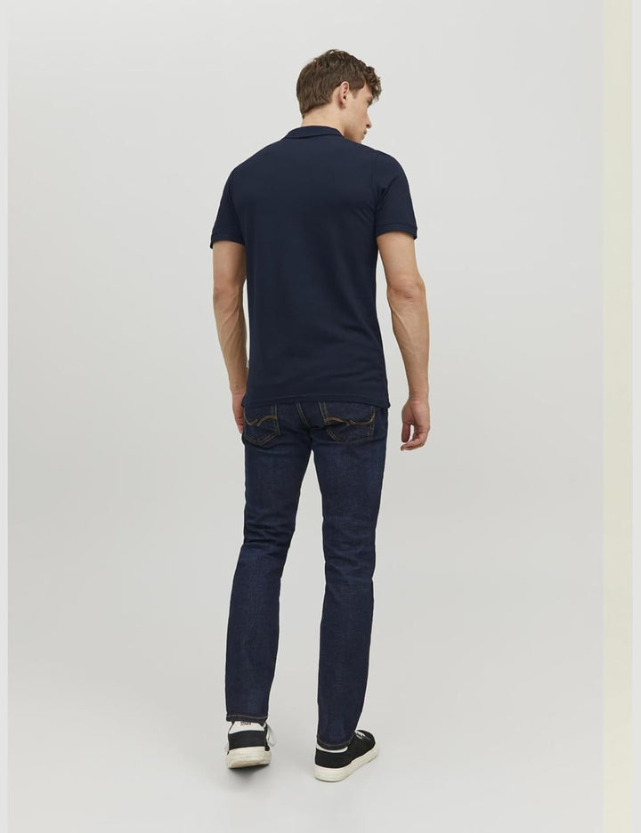 JACK & JONES Herren Jjepaulos Polo Ss Noos Polohemd (1er Pack) XS Navy Blazer, XS Navy Blazer