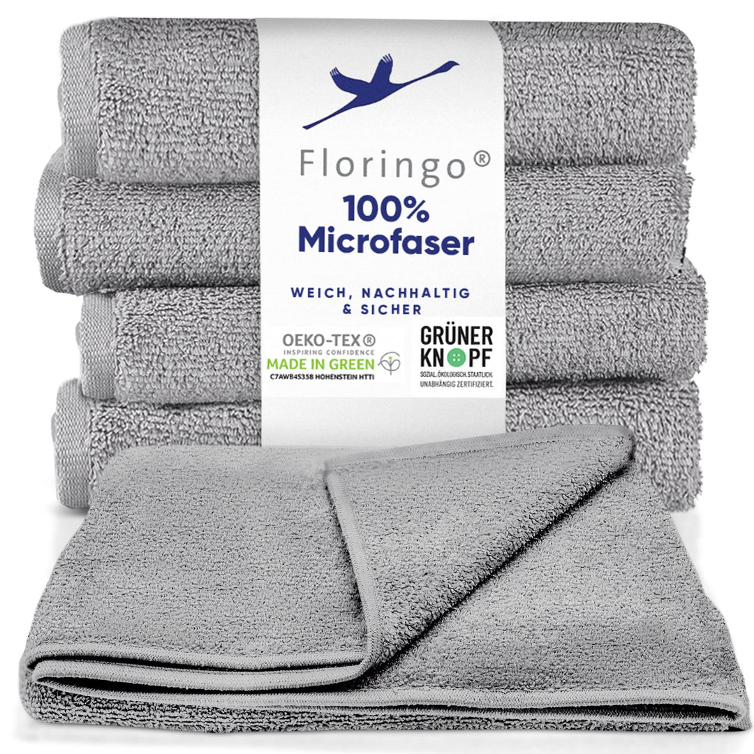 Moon 5er Pack Microfaser, Friseur, Handtücher, Salonhandtücher, ca. 50x90 cm von Floringo mit saugst