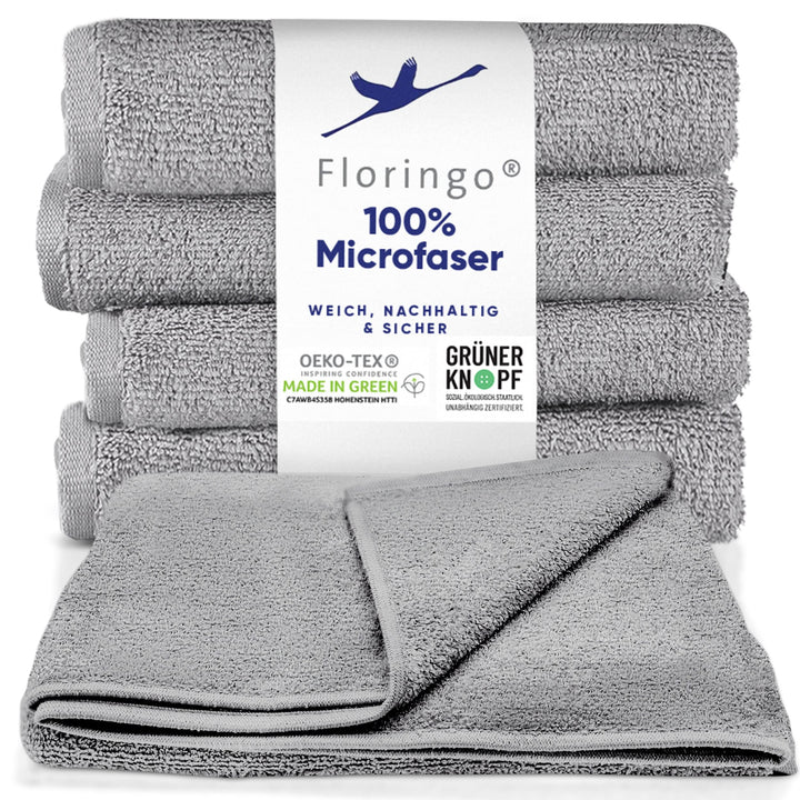 Moon 5er Pack Microfaser, Friseur, Handtücher, Salonhandtücher, ca. 50x90 cm von Floringo mit saugst