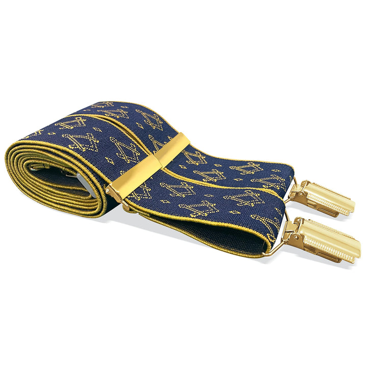 Masonic Herren Hosenträger Gold Logo Goldenes Logo, Goldenes Logo