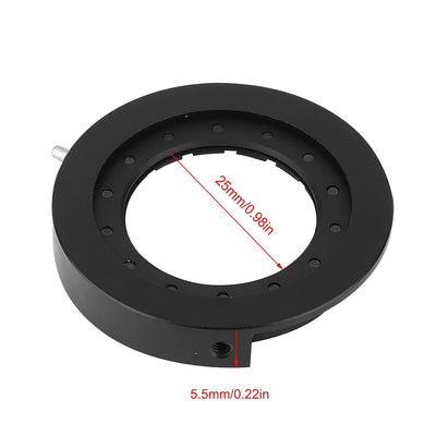 Irisblende Mikroskop Irisadapter Lichttransmissionslinse Optische Blende Einstellbare Blende Metallm
