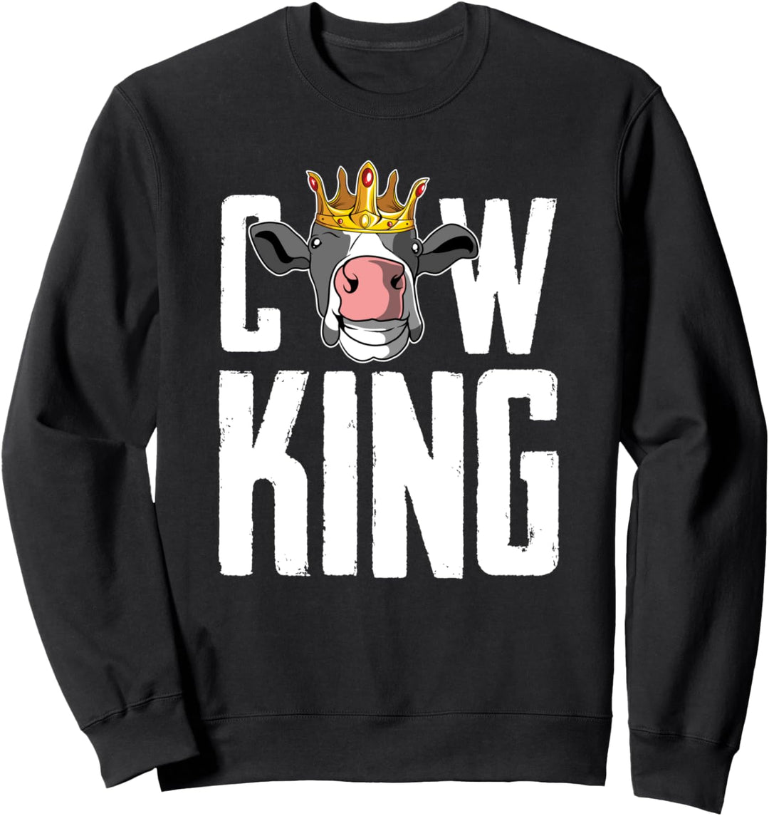 Landwirt Bauernhof Kuh König - Landwirtschaft Bauer Sweatshirt