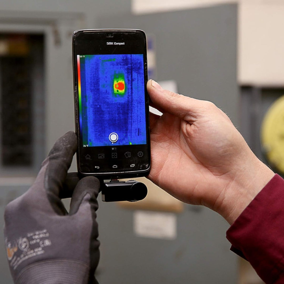 Seek Thermal Compact Wärmebildkamera mit USB-C Anschluss und Wasserdichtem Schutzgehäuse Kompatibel