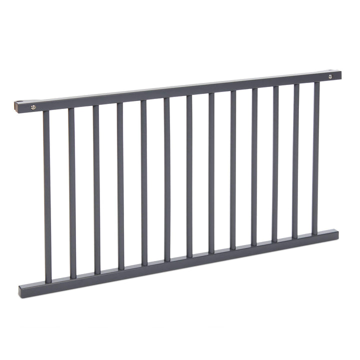 babybay Verschlussgitter für Kinderbettnutzung passend für Modell Boxspring XXL, schiefergrau lackie