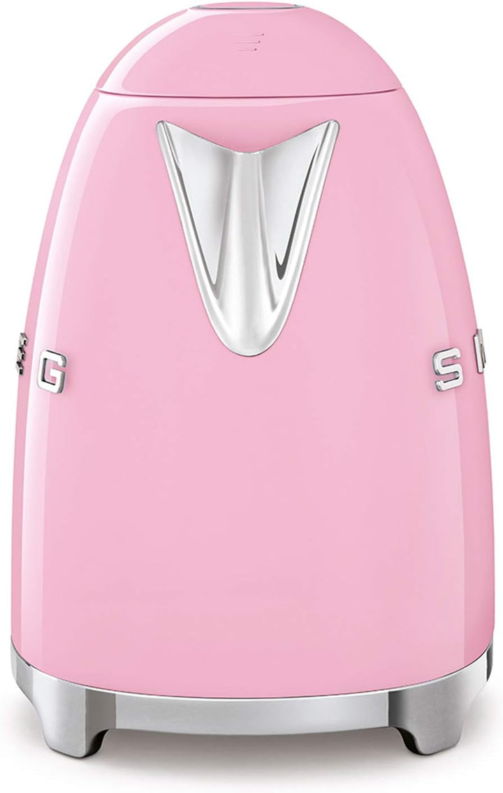 Smeg, KLF03PKEU 1.7L Wasserkocher, Soft-Opening-Kannenverschluss, Herausnehmbarer Anti-Kalkfilter au