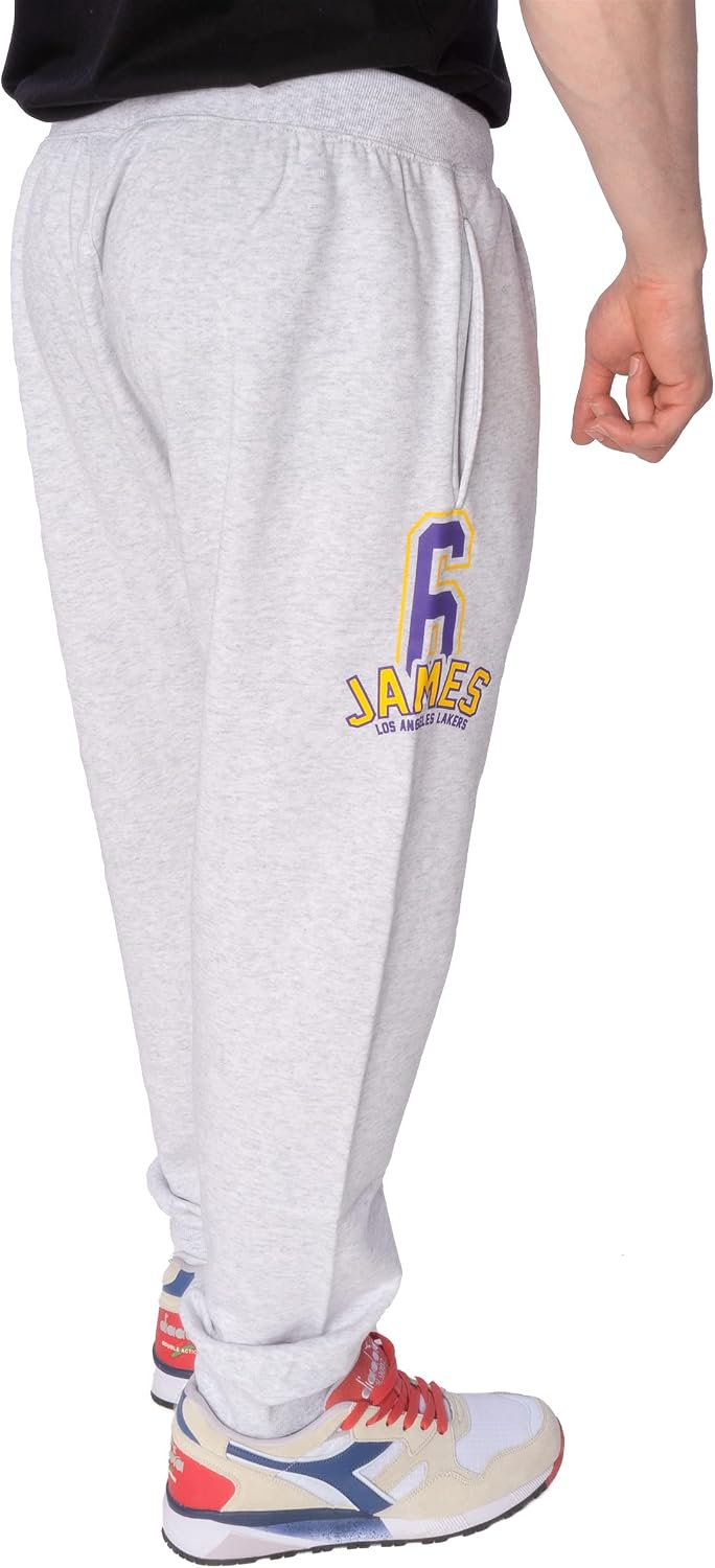 Outerstuff NBA Basketball Trainingshose Jogger Sporthose Jogginghose Herren S La Lakers / 6 James, S