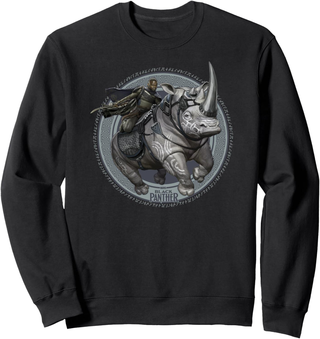 Marvel Black Panther W'Kabi Rhino Portrait Sweatshirt